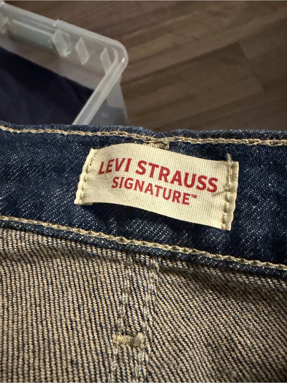 Relaxed Fit Men's Dark Blue Denim Jeans - Picture 4 of 4